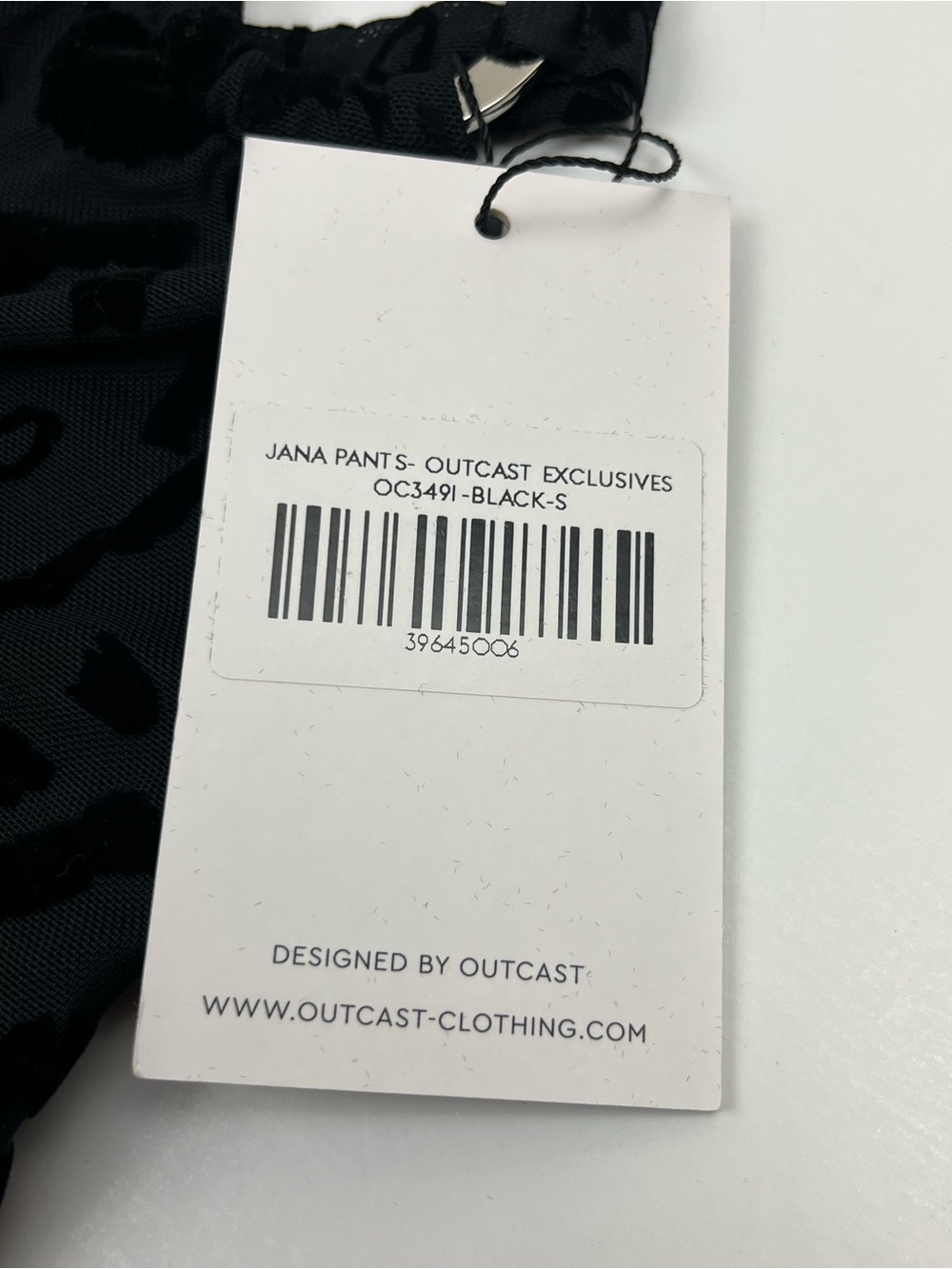 Outcast Jana Pants Black Animal Print Stretch Womens Size Small Low Rise NEW - Picture 7 of 14